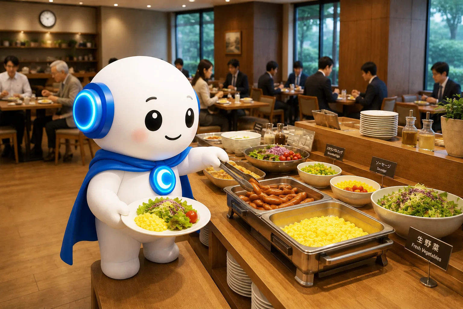 ビジホ朝食の“第一波”にご用心