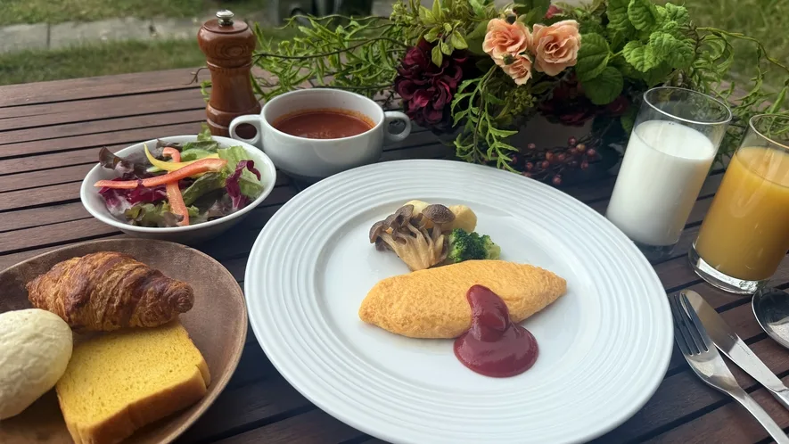 緑と炎、リトリートとオレ