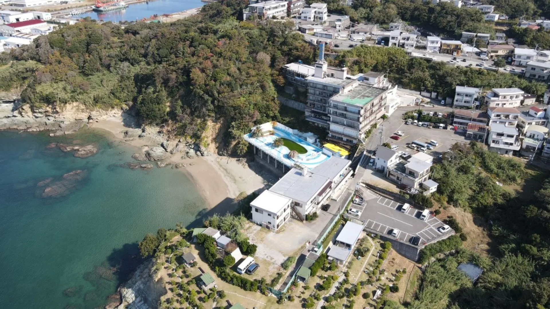 紀淡海峡、絶景風呂の宿
