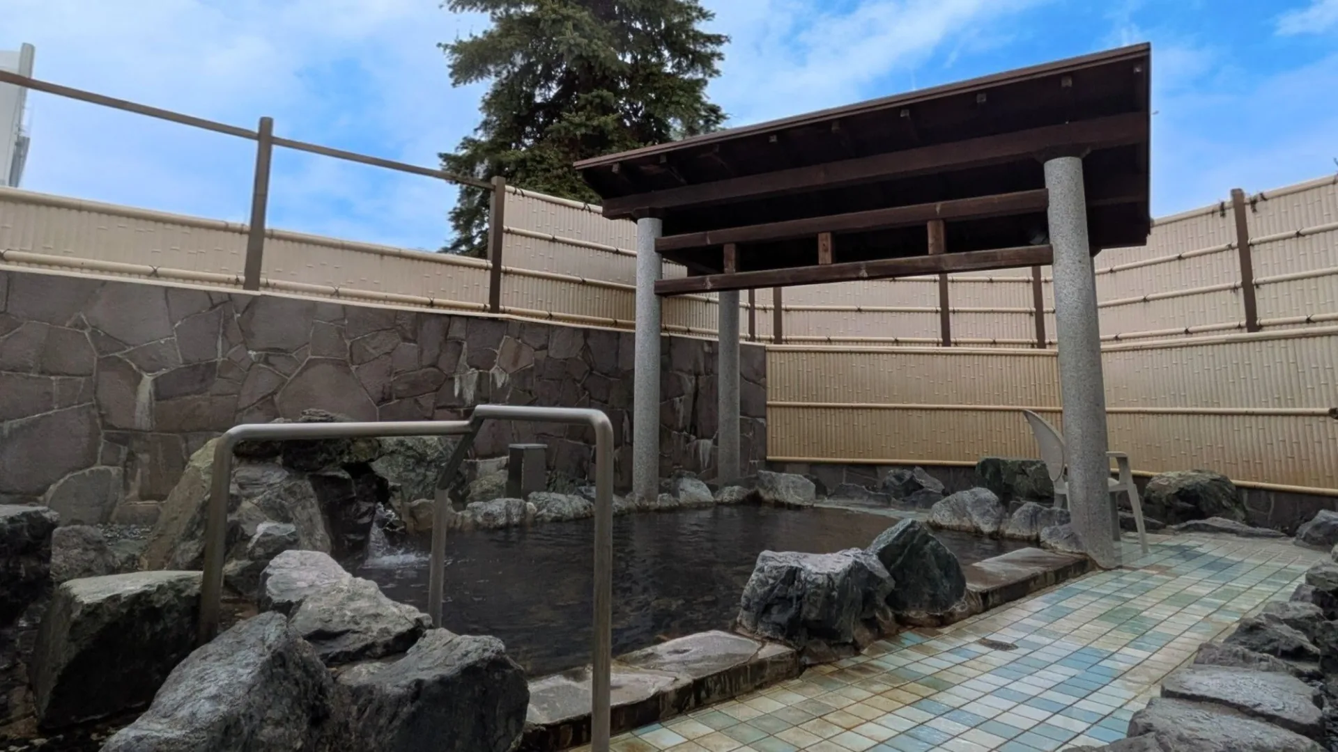 温泉も蘭越米も楽しめる